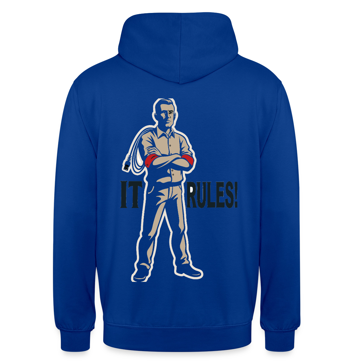 IT rules! Motiv-Hoodie unisex, Farbe Royalblau