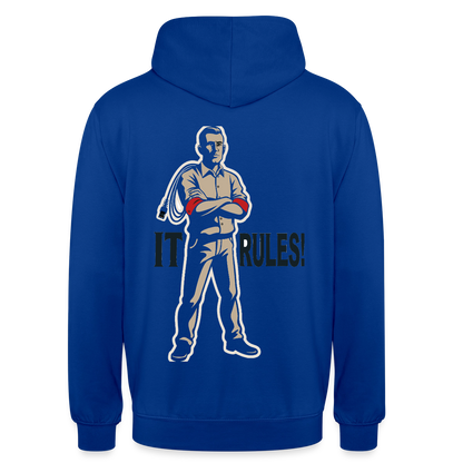 IT rules! Motiv-Hoodie unisex, Farbe Royalblau