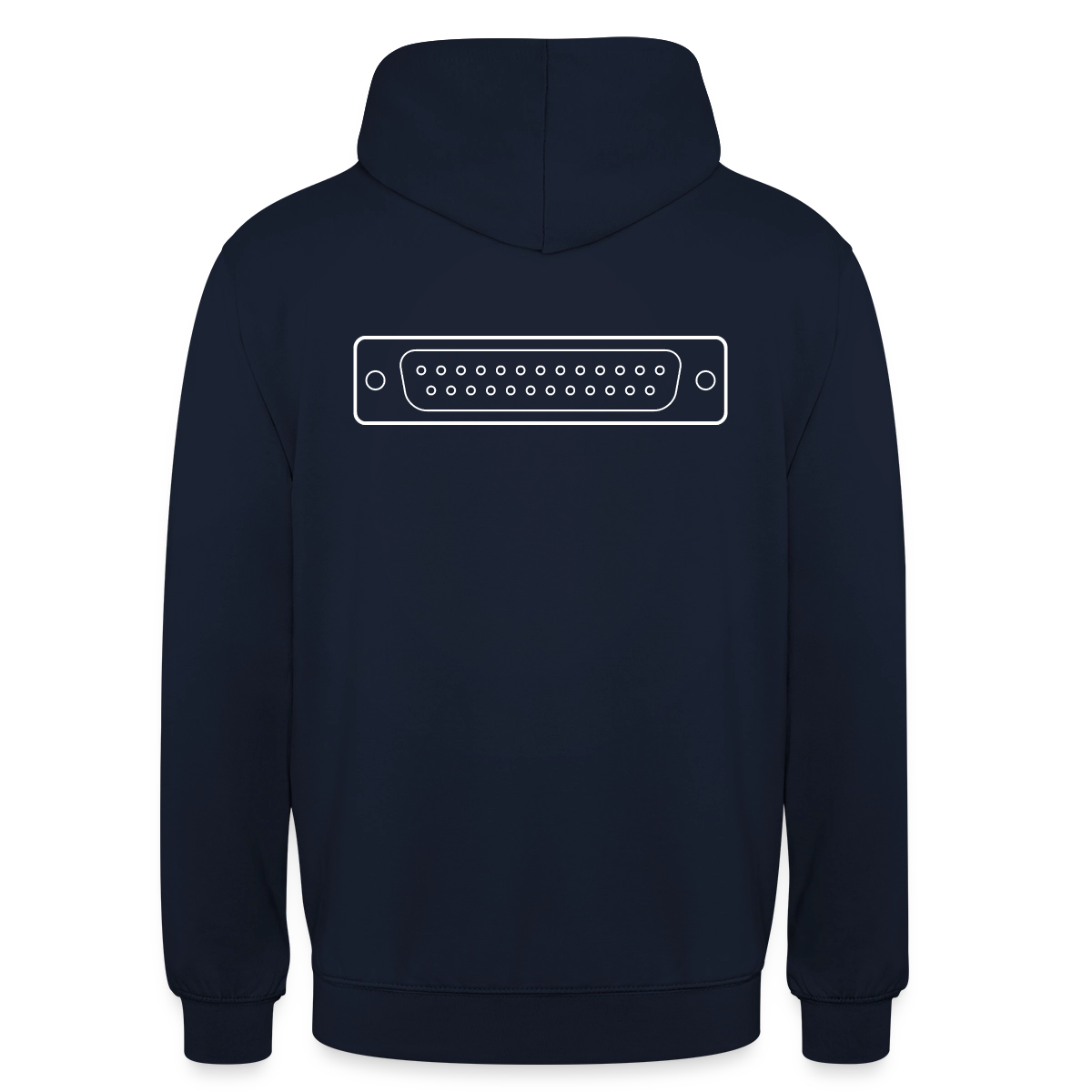 "LPT1" Motiv-Hoodie unisex, Farbe Navy