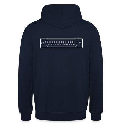 "LPT1" Motiv-Hoodie unisex, Farbe Navy