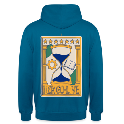 Der Go-Live. Tarot-Motiv Motiv-Hoodie unisex, Farbe Tiefseeblau