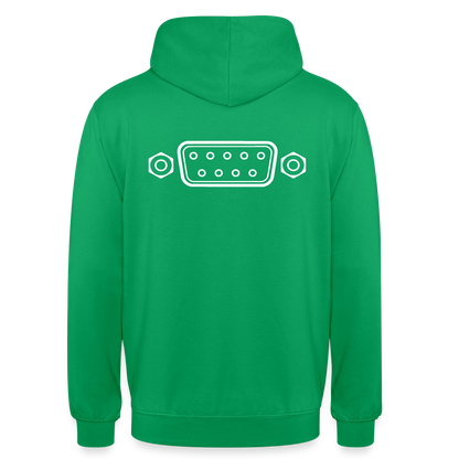 "RS-232" Motiv-Hoodie unisex, Farbe Kelly Green
