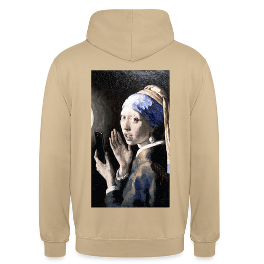 Das Reel. Renaissance-Motiv Motiv-Hoodie unisex, Farbe Beige