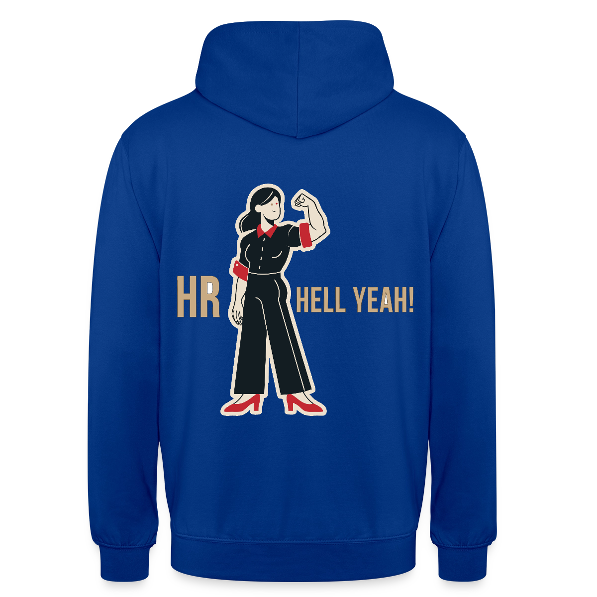 HR. Hell yeah! Motiv-Hoodie unisex, Farbe Royalblau