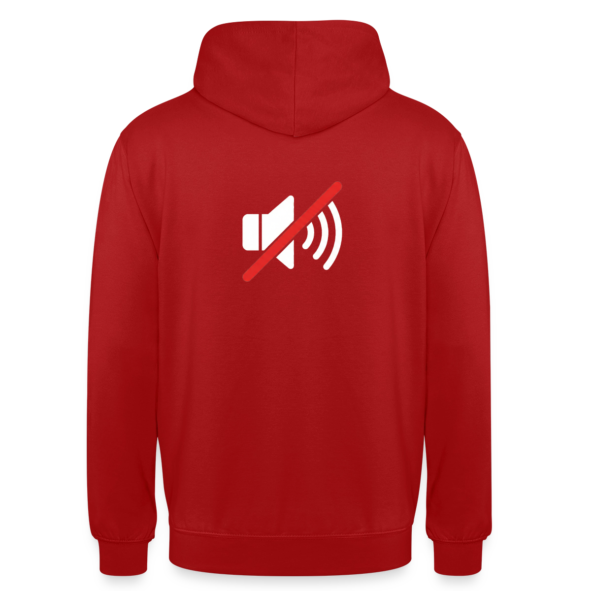 "You're on mute. Signal-Motiv" Motiv-Hoodie unisex, Farbe Rot
