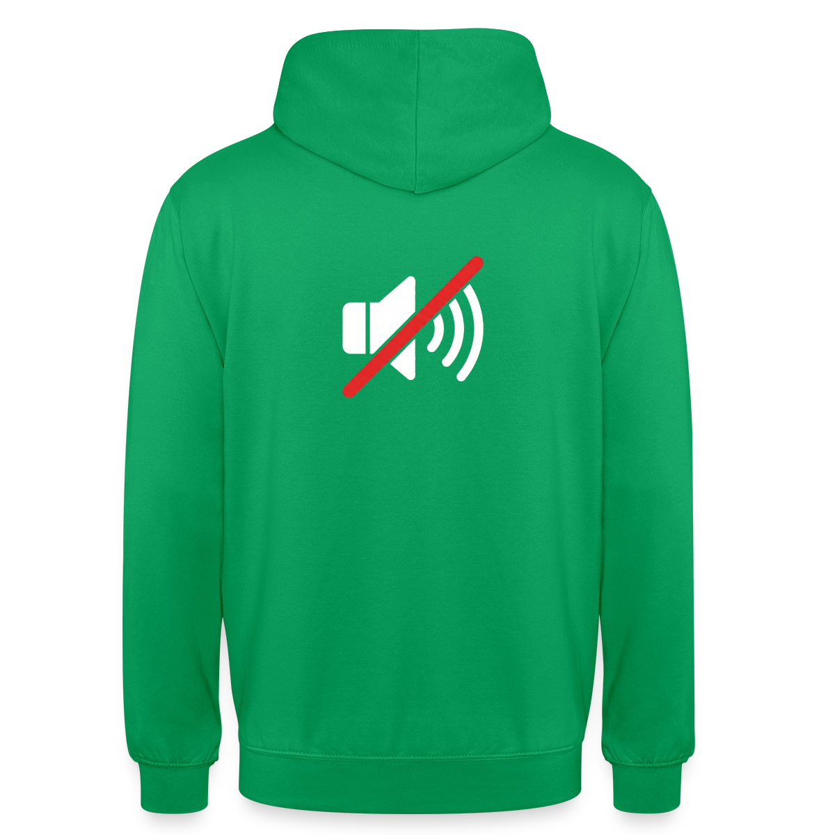 "You're on mute. Signal-Motiv" Motiv-Hoodie unisex, Farbe Kelly Green