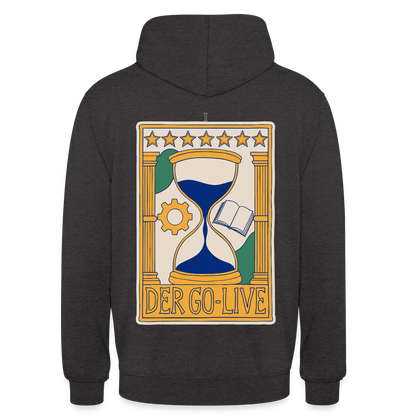 Der Go-Live. Tarot-Motiv Motiv-Hoodie unisex, Farbe Anthrazit