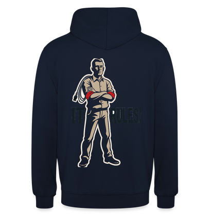 IT rules! Motiv-Hoodie unisex, Farbe Navy