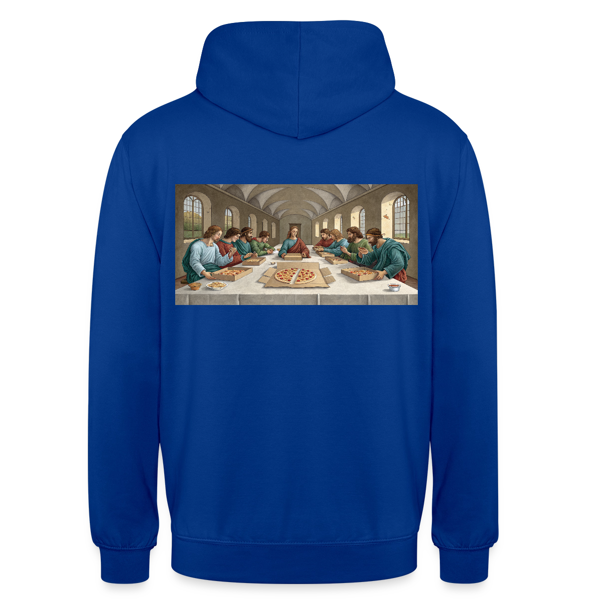 Das Teamevent. Renaissance-Motiv Motiv-Hoodie unisex, Farbe Royalblau