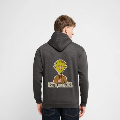 "Gestatten, Dunning-Kruger. Neue-Sachlichkeit-Motiv" Motiv-Hoodie unisex, Farbe Anthrazit