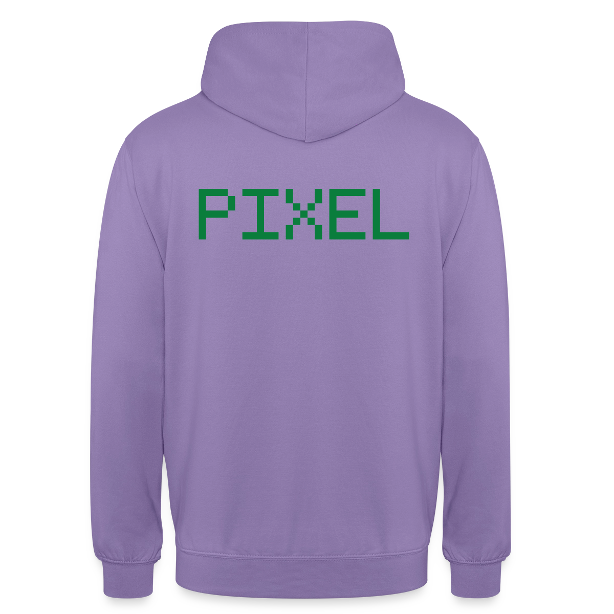 Pixel. Outline-Motiv Motiv-Hoodie unisex, Farbe Lavendel
