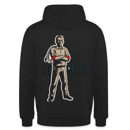 IT rules! Motiv-Hoodie unisex, Farbe Schwarz