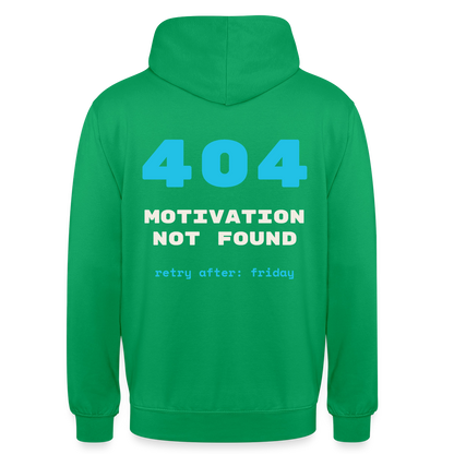 404 Motivation not found. Retry after: friday Motiv-Hoodie unisex, Farbe Kelly Green