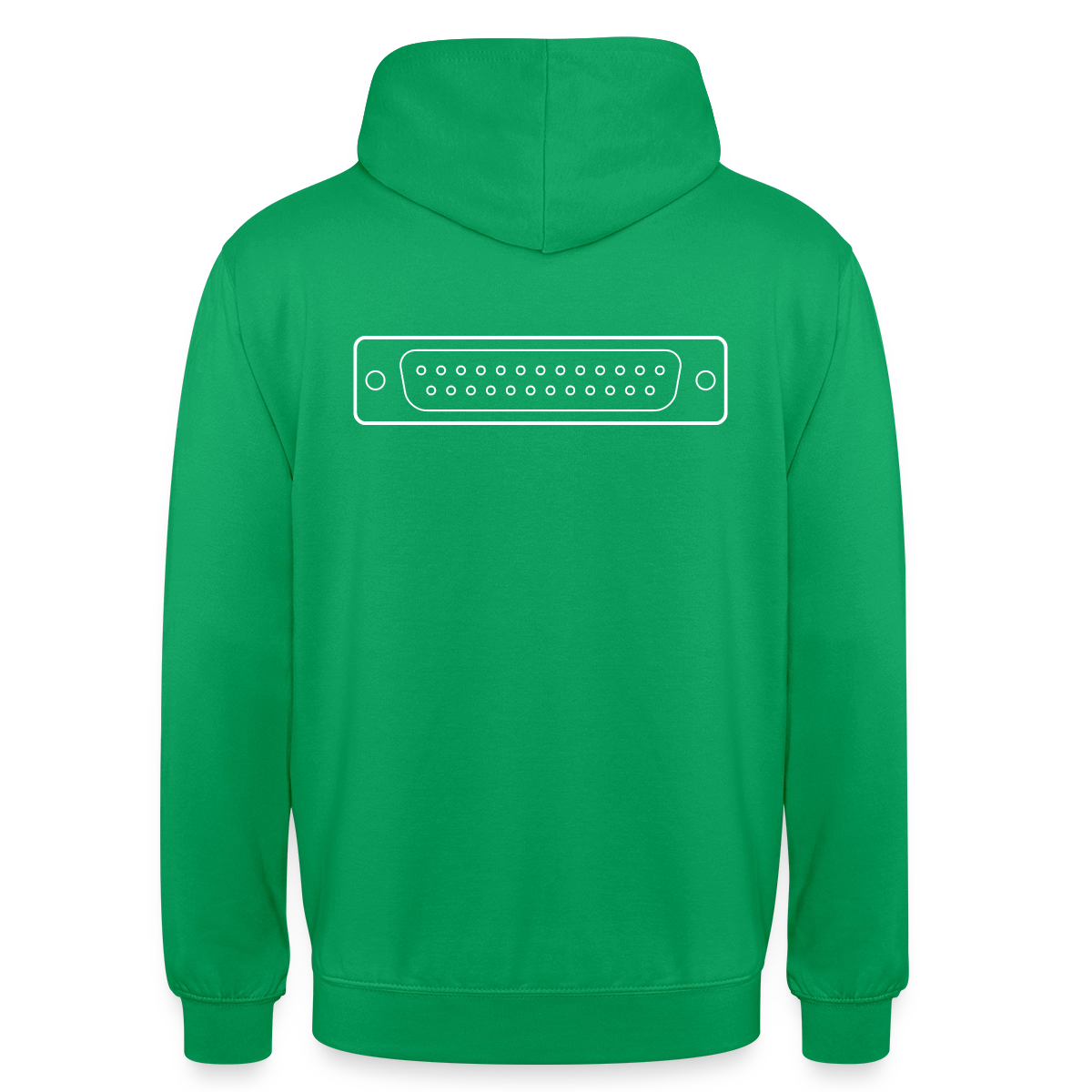 "LPT1" Motiv-Hoodie unisex, Farbe Kelly Green