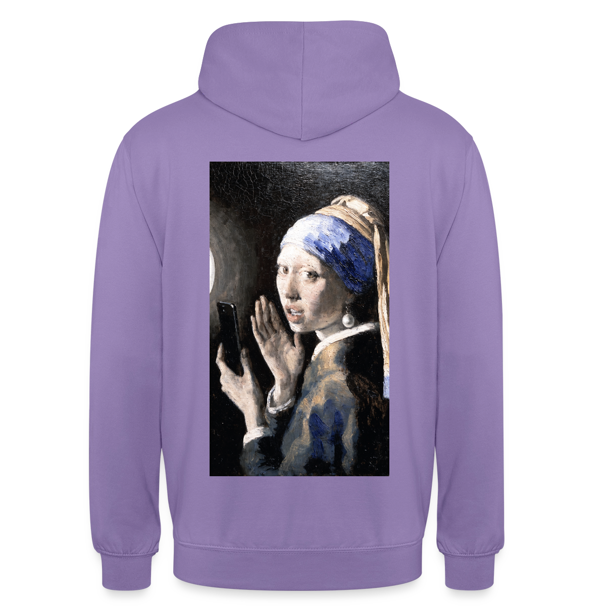 Das Reel. Renaissance-Motiv Motiv-Hoodie unisex, Farbe Lavendel