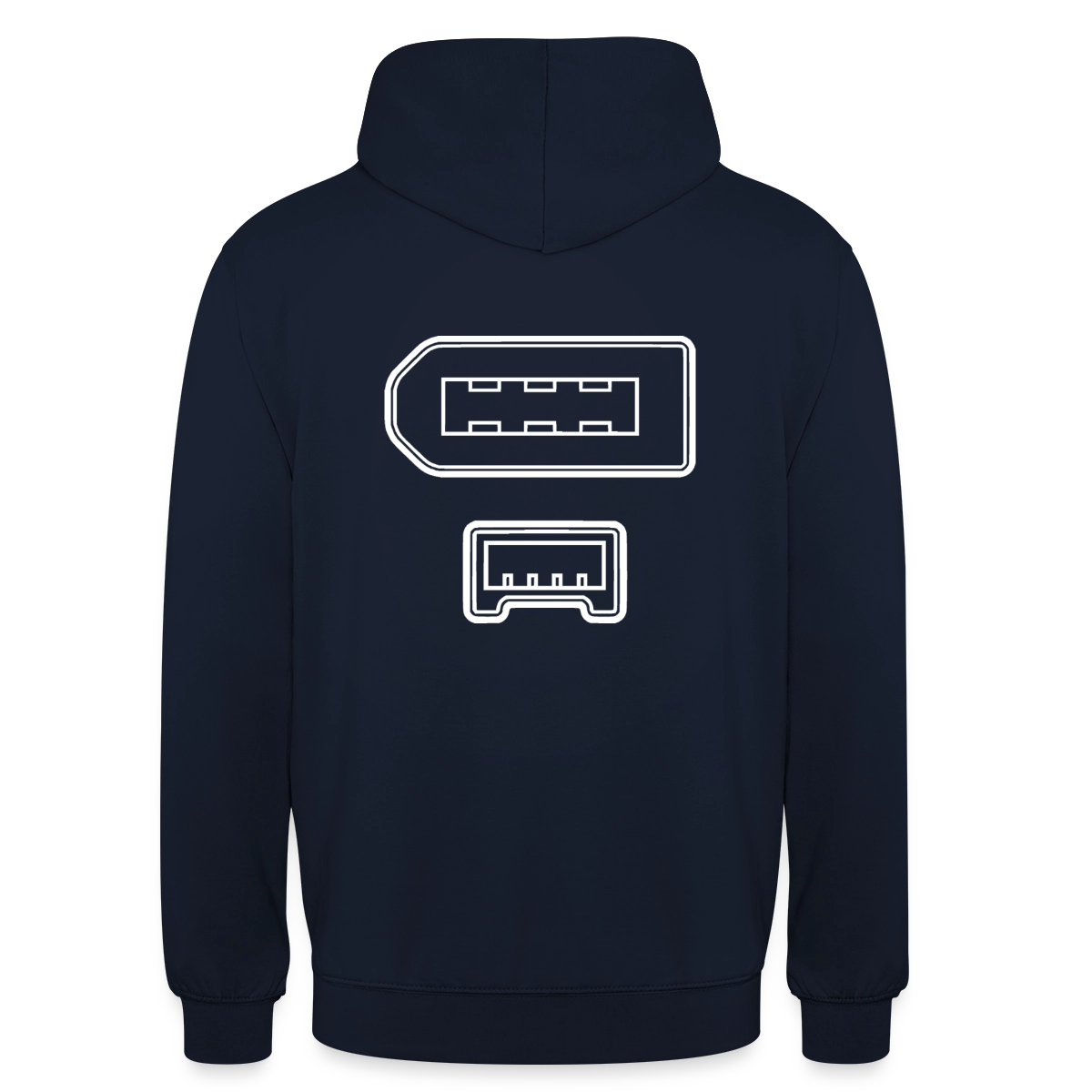 "IEEE 1394" Motiv-Hoodie unisex, Farbe Navy