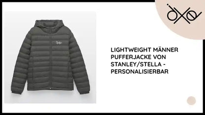 LIGHTWEIGHT M&auml;nner Pufferjacke von Stanley/Stella - personalisierbar by@Outfy