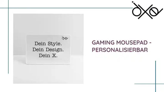 Gaming Mousepad - personalisierbar by@Outfy