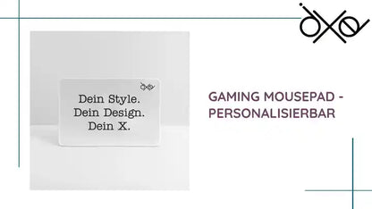Gaming Mousepad - personalisierbar by@Outfy