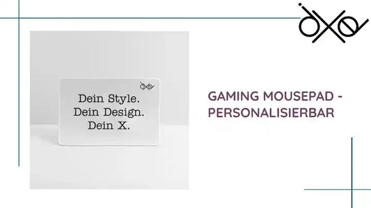 Gaming Mousepad - personalisierbar by@Outfy