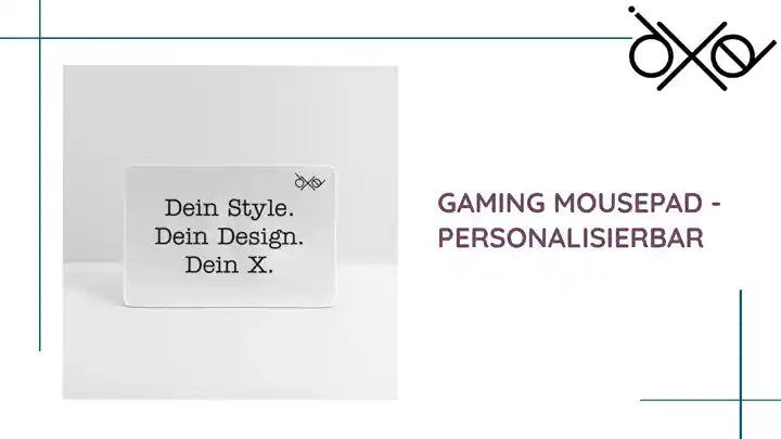 Gaming Mousepad - personalisierbar by@Outfy