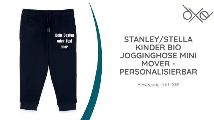 Stanley/Stella Kinder Bio Jogginghose Mini Mover - personalisierbar by@Outfy