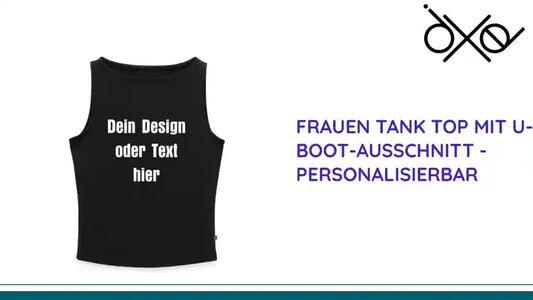 Frauen Tank Top mit U-Boot-Ausschnitt - personalisierbar by@Outfy