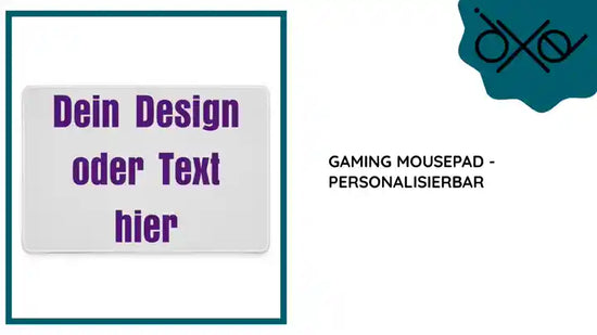 Gaming Mousepad - personalisierbar by@Outfy