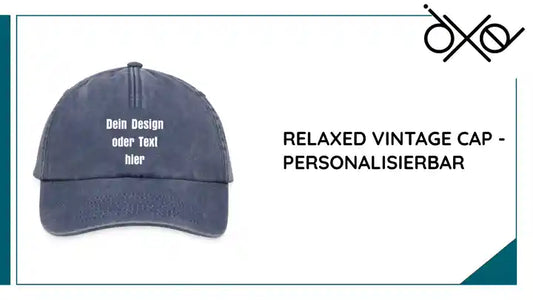 Relaxed Vintage Cap - personalisierbar by@Outfy