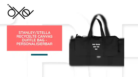 Stanley/Stella recycelte Canvas Duffle Bag - personalisierbar by@Outfy