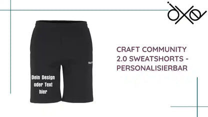 CRAFT Community 2.0 Sweatshorts - personalisierbar by@Outfy