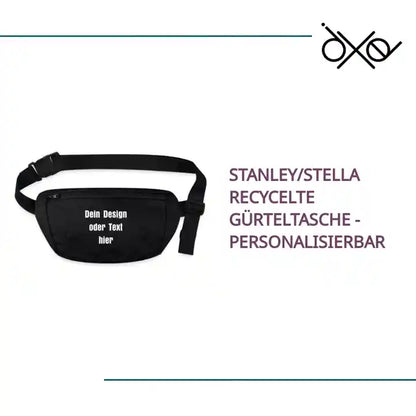 Stanley/Stella recycelte G&uuml;rteltasche - personalisierbar by@Outfy