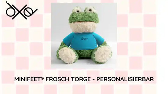 MiniFeet&reg; Frosch Torge - personalisierbar by@Outfy