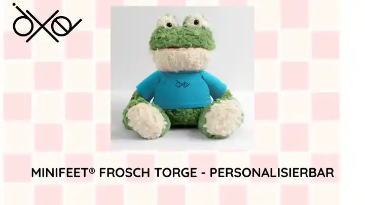 MiniFeet&reg; Frosch Torge - personalisierbar by@Outfy