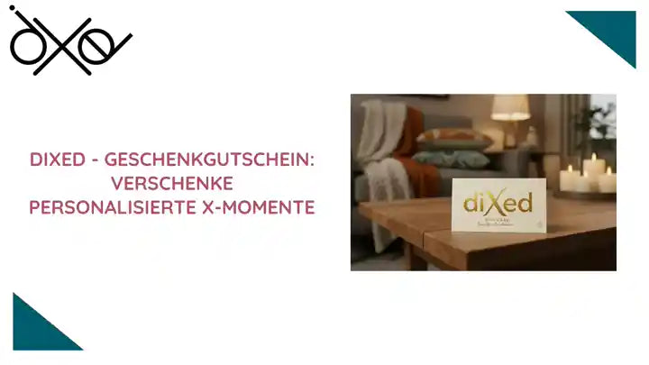 diXed - Geschenkgutschein: Verschenke personalisierte X-Momente by@Outfy