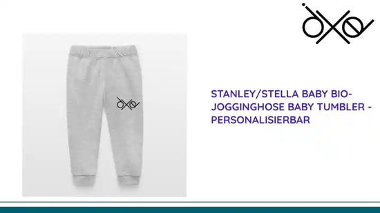 Stanley/Stella Baby Bio-Jogginghose Baby Tumbler - personalisierbar by@Outfy