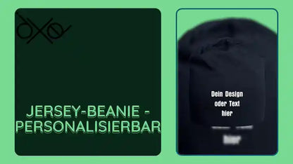 Jersey-Beanie - personalisierbar by@Outfy