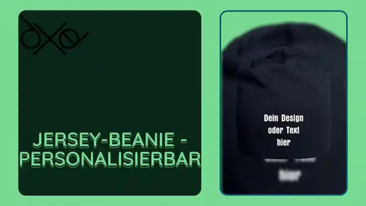 Jersey-Beanie - personalisierbar by@Outfy
