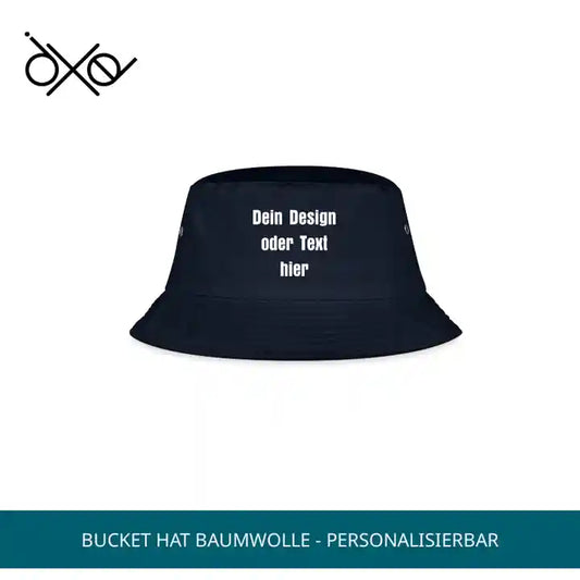 Bucket Hat Baumwolle - personalisierbar by@Outfy