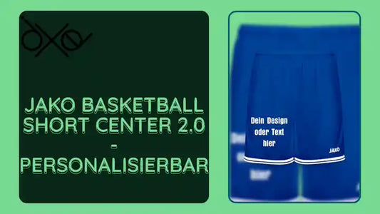 JAKO Basketball Short Center 2.0 - personalisierbar by@Outfy