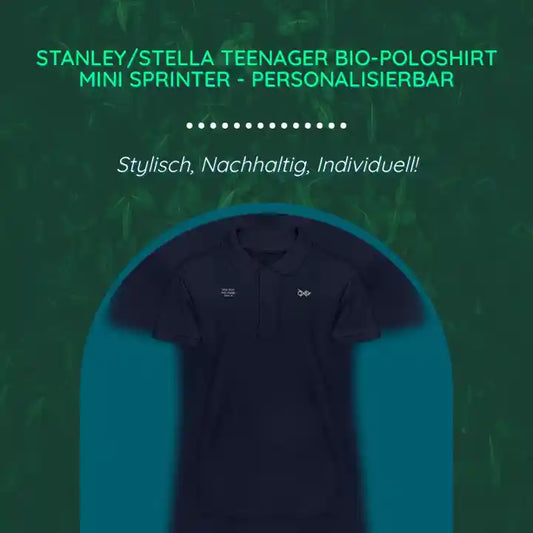 Stanley/Stella Teenager Bio-Poloshirt MINI SPRINTER - personalisierbar by@Outfy
