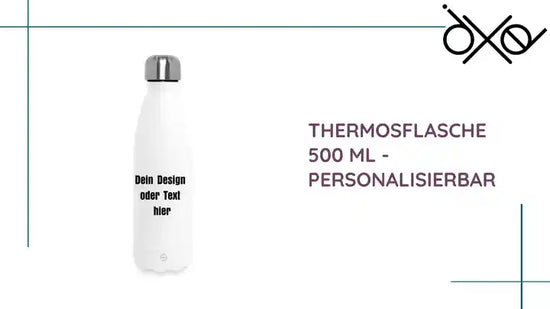 Thermosflasche 500 ml - personalisierbar 