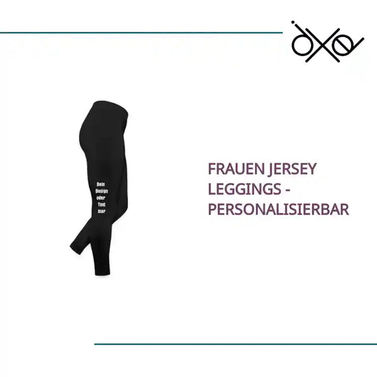 Frauen Jersey Leggings - personalisierbar by@Outfy