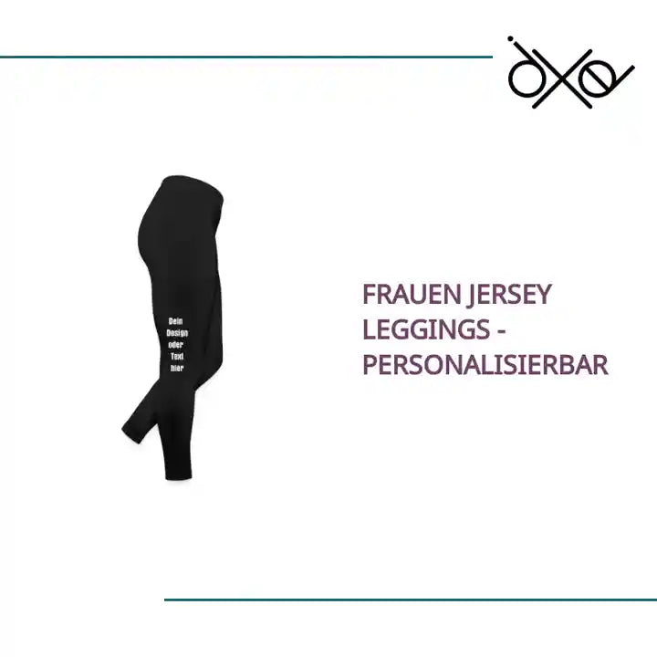 Frauen Jersey Leggings - personalisierbar by@Outfy