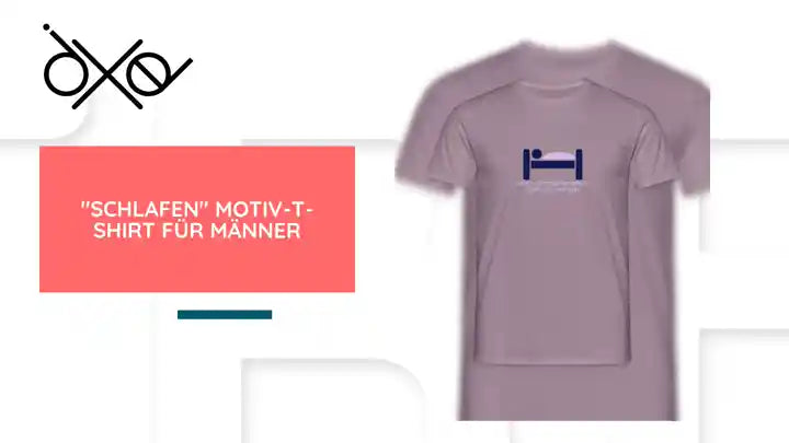 "Schlafen" Motiv-T-Shirt f&uuml;r M&auml;nner by@Outfy