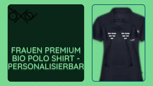 Frauen Premium Bio Polo Shirt - personalisierbar by@Outfy