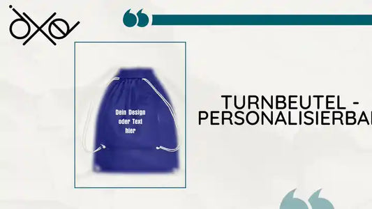Turnbeutel - personalisierbar by@Outfy