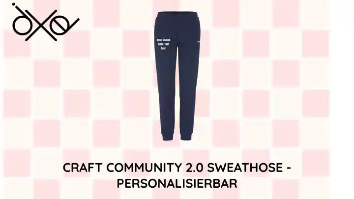 CRAFT Community 2.0 Sweathose - personalisierbar by@Outfy