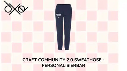 CRAFT Community 2.0 Sweathose - personalisierbar by@Outfy