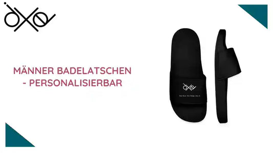 M&auml;nner Badelatschen - personalisierbar by@Outfy